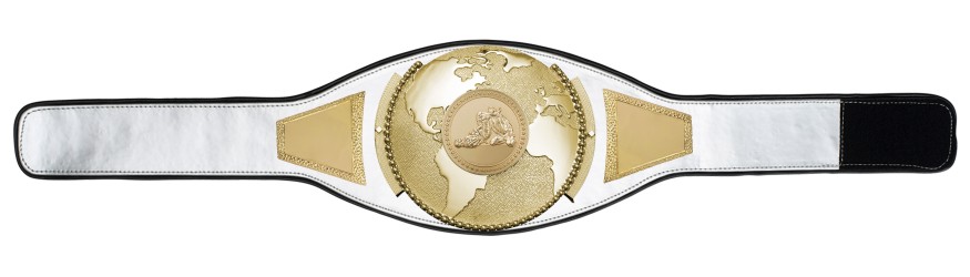 JIU JITSU CHAMPIONSHIP BELT PROGLOBE/G/JIUJITSUG - AVAILABLE IN 6+ COLOURS